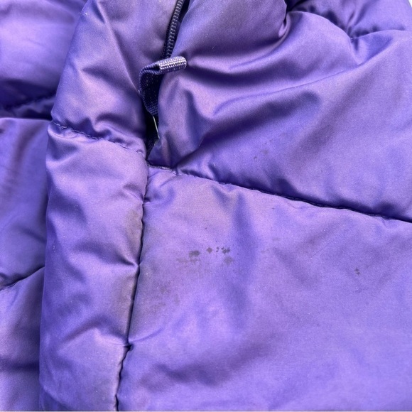 Patagonia Common Threads Girls Coat Purple Size 10 with plush Hood. - Picture 9 of 15